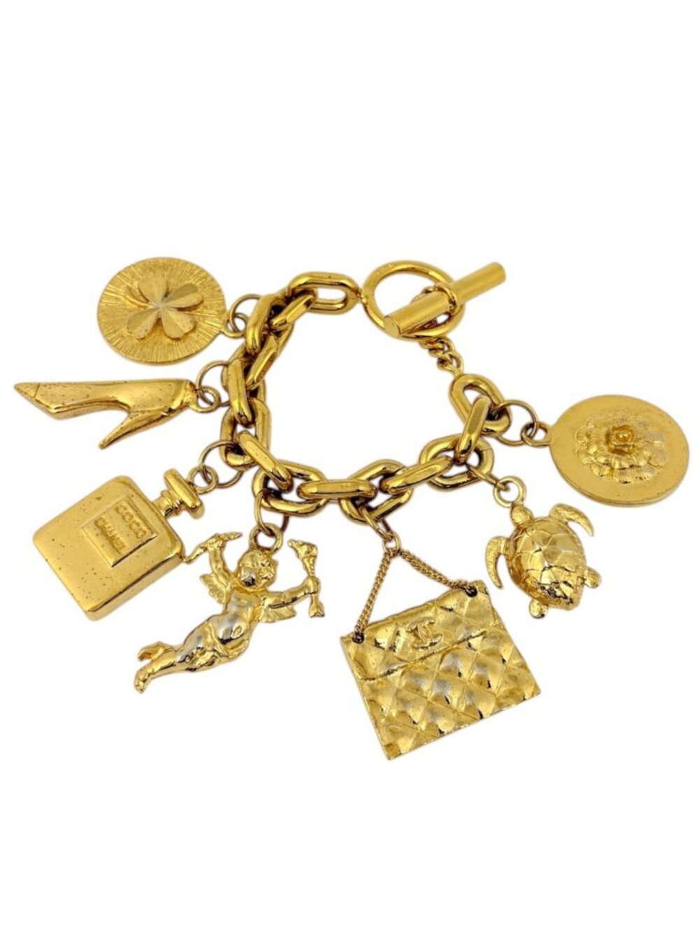 Chanel Bracelet Charm Gold Plated